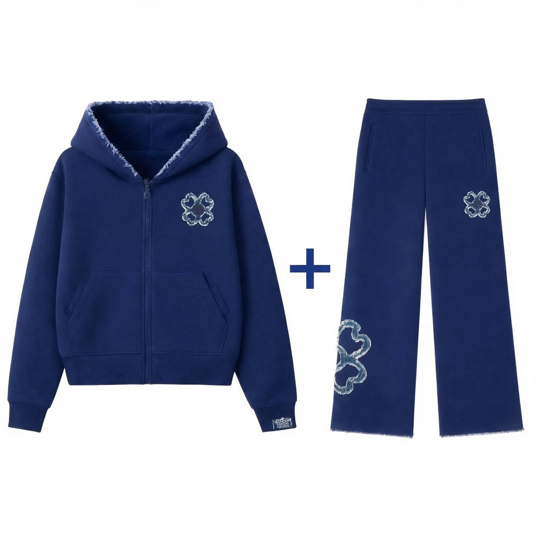 Zip-Up Hoodie + Baggy Sweatpants